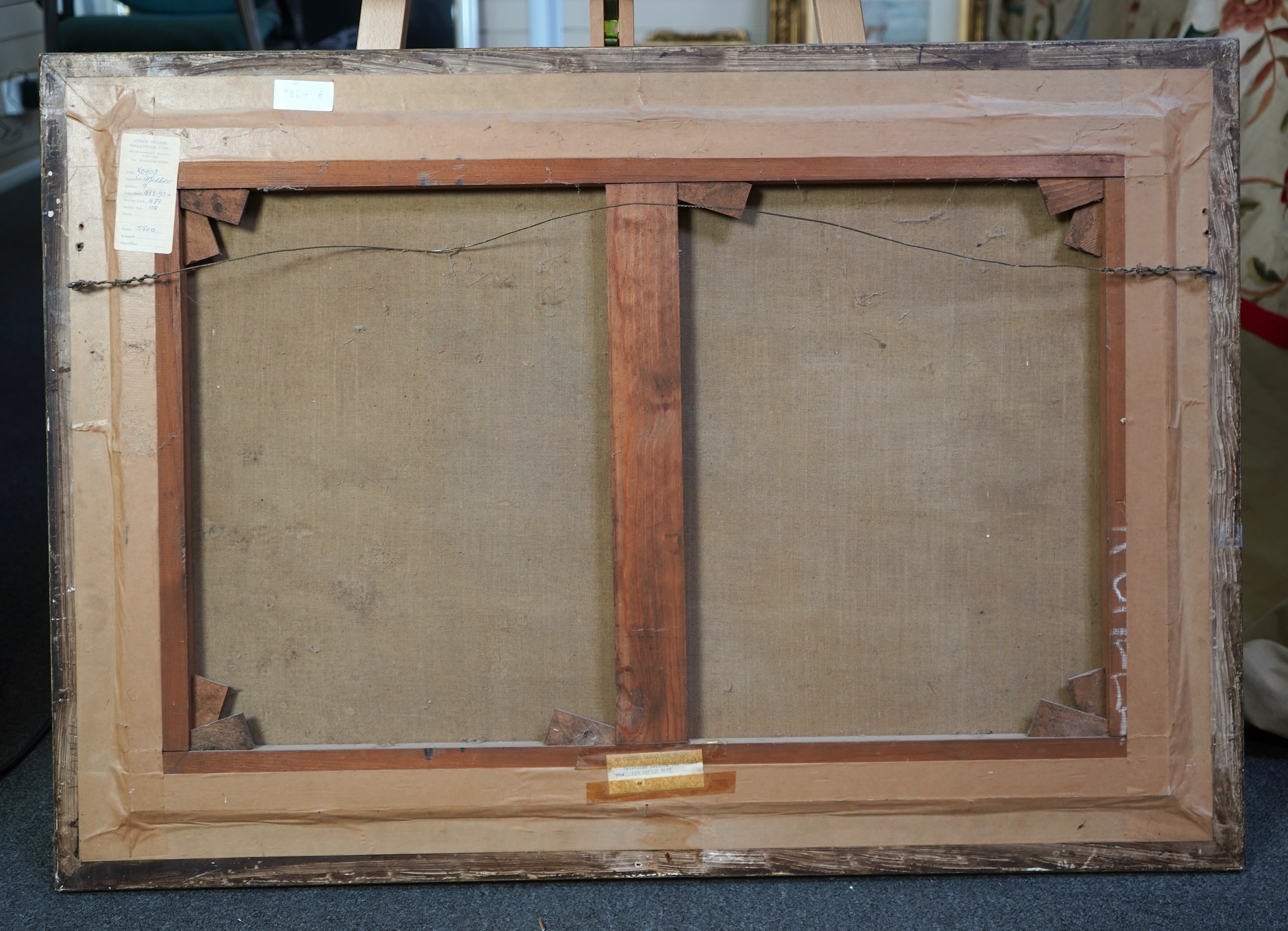 Sir Alfred East, 1844-1913, 'Petersham Lock on the Thames'